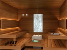 CARIITTI Комплект для сауны "SAUNA LINEAR" с проектором VPAC-1527 - 4M, 2 линейки по 2 м, артикул 1516650