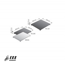 HARVIA Защитное основание для дровяной печи Harvia 20 LS/RS Pro (635x560x60..75 мм) WL110